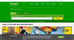 Desktop Screenshot of europcar.co.uk