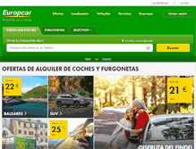 Tablet Screenshot of europcar.es