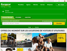 Tablet Screenshot of europcar.be