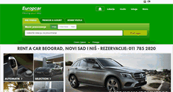 Desktop Screenshot of europcar.rs