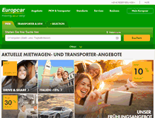 Tablet Screenshot of europcar.de