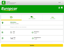 Tablet Screenshot of europcar.at
